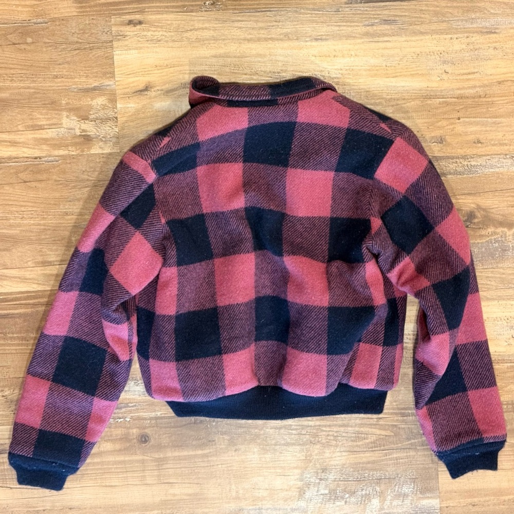 Woolrich Pink and Black Checkered Jacket - Picture 3 of 3